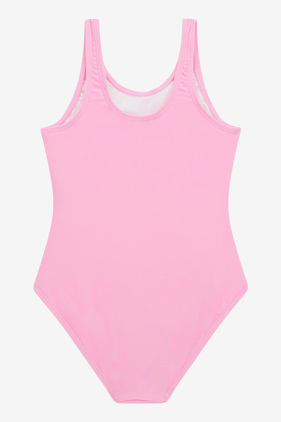 "Marina" Candy Pink Diamanté Logo Swimsuit
