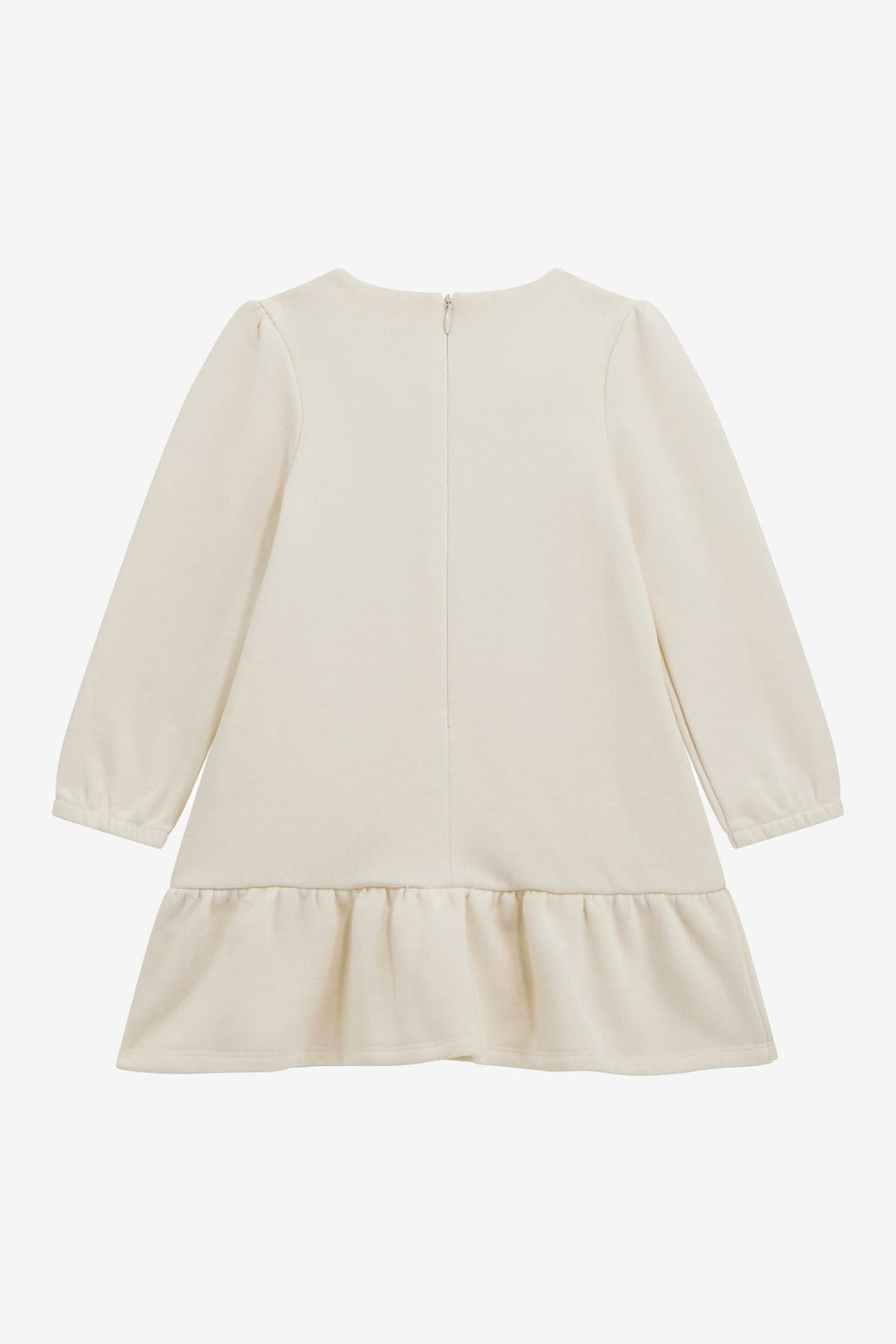 "Tilly" Cream & Red Glitter Drop Waist Sweatshirt Dress