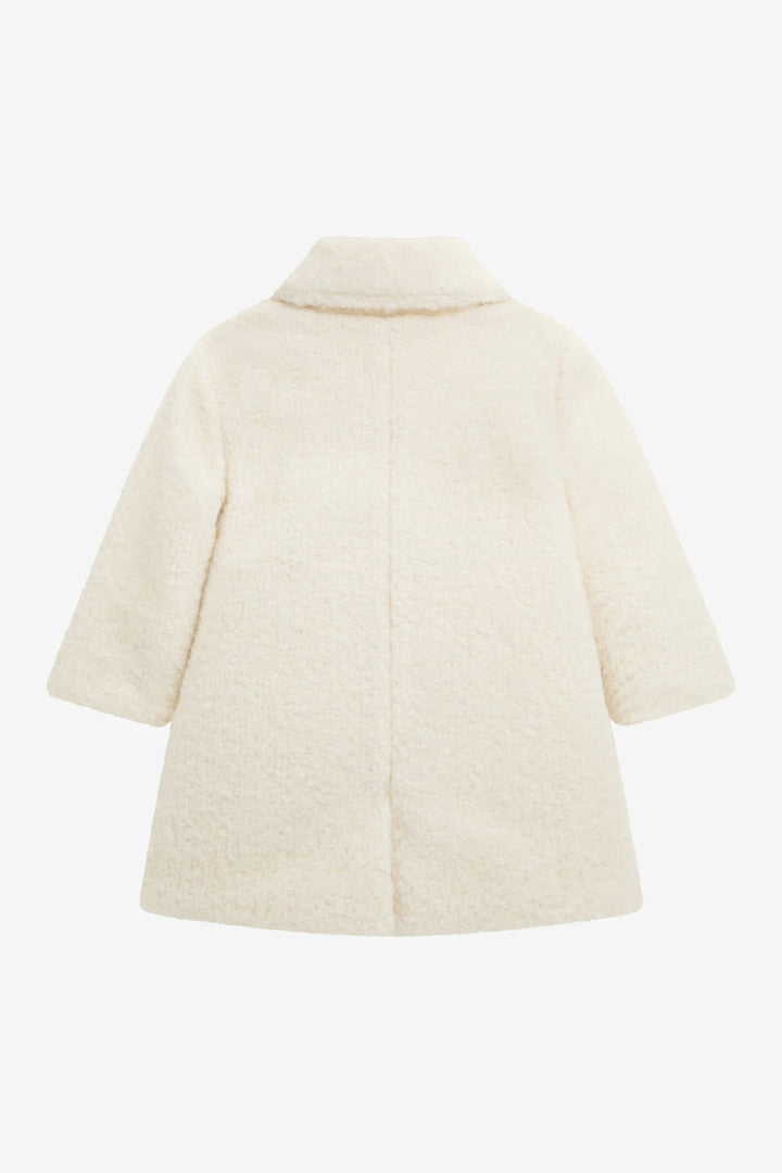 "Callista" Cream Shimmer Sherpa Coat