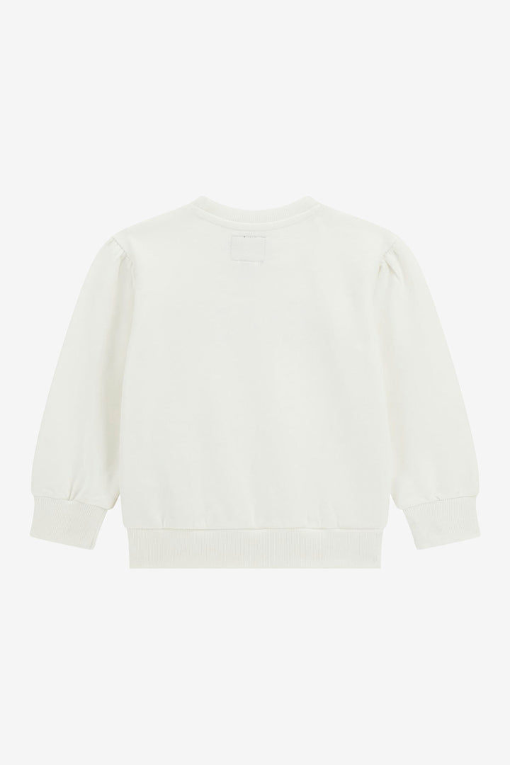 "Faye" Ivory & Gold Teddy Bear Sweatshirt