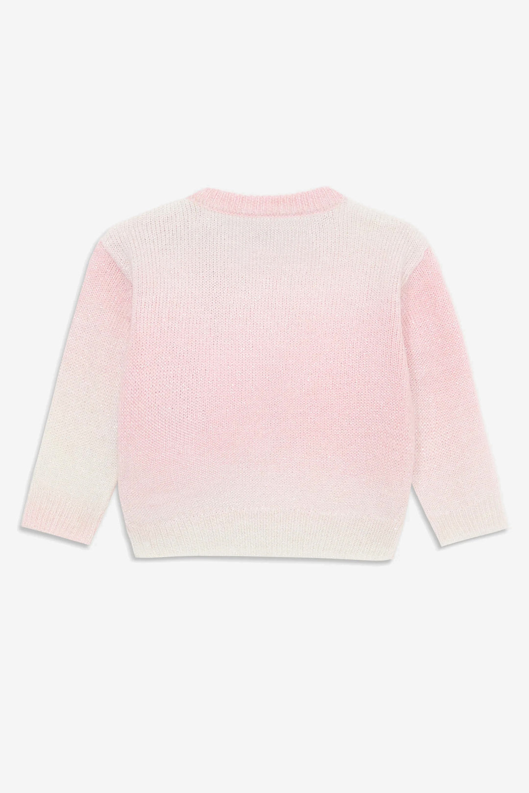 "Elsie" Pink Shimmer Knit Jumper