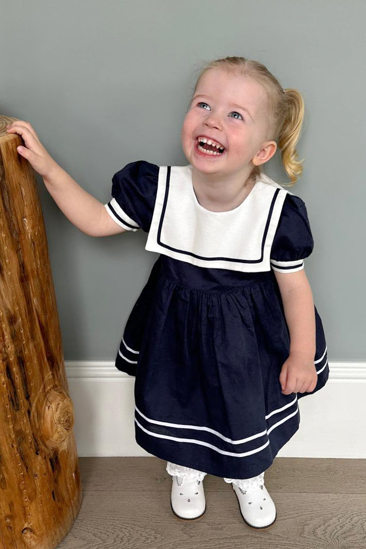 Chic by Deolinda "Mira" Navy Sailor Dress | Millie and John