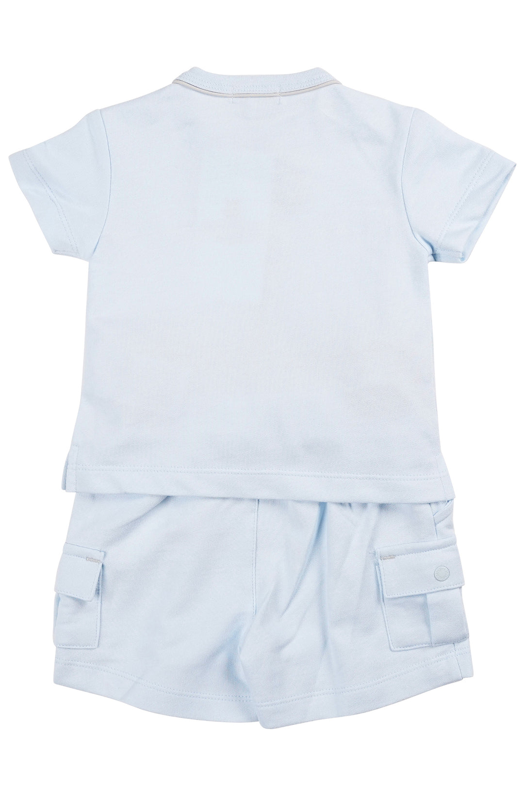 "Evan" Baby Blue T-Shirt & Cargo Shorts