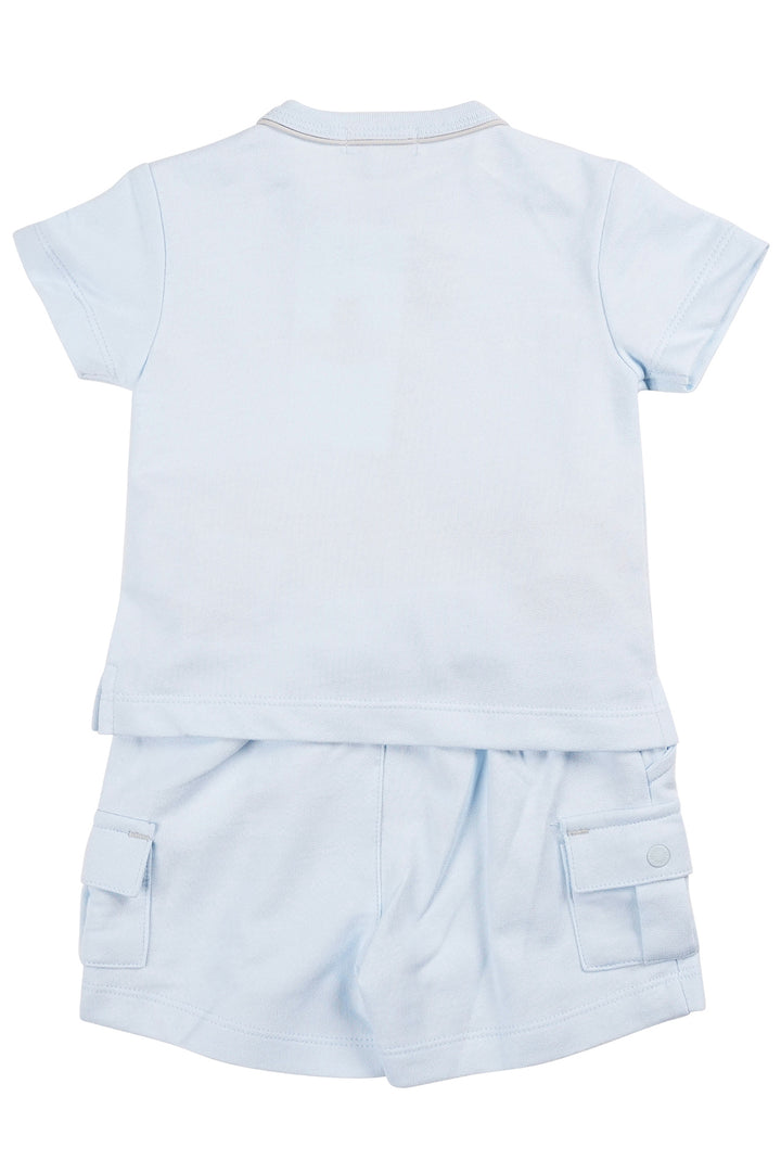 "Evan" Baby Blue T-Shirt & Cargo Shorts