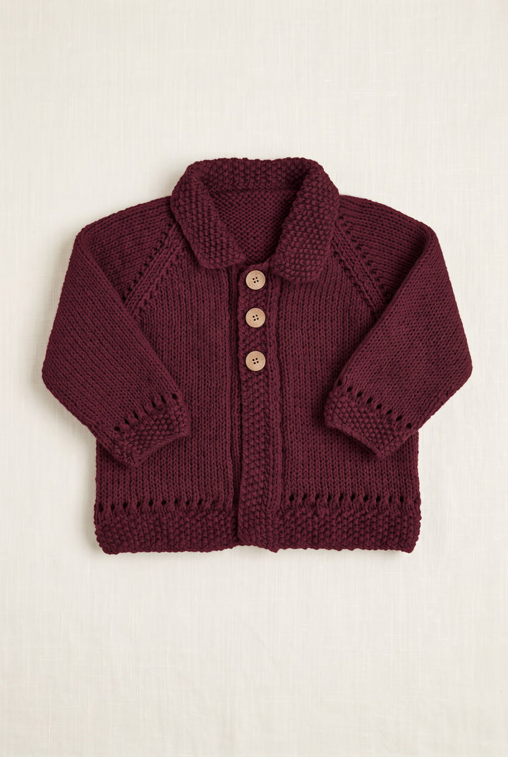 Bespoke Burgundy Collared Jacket
