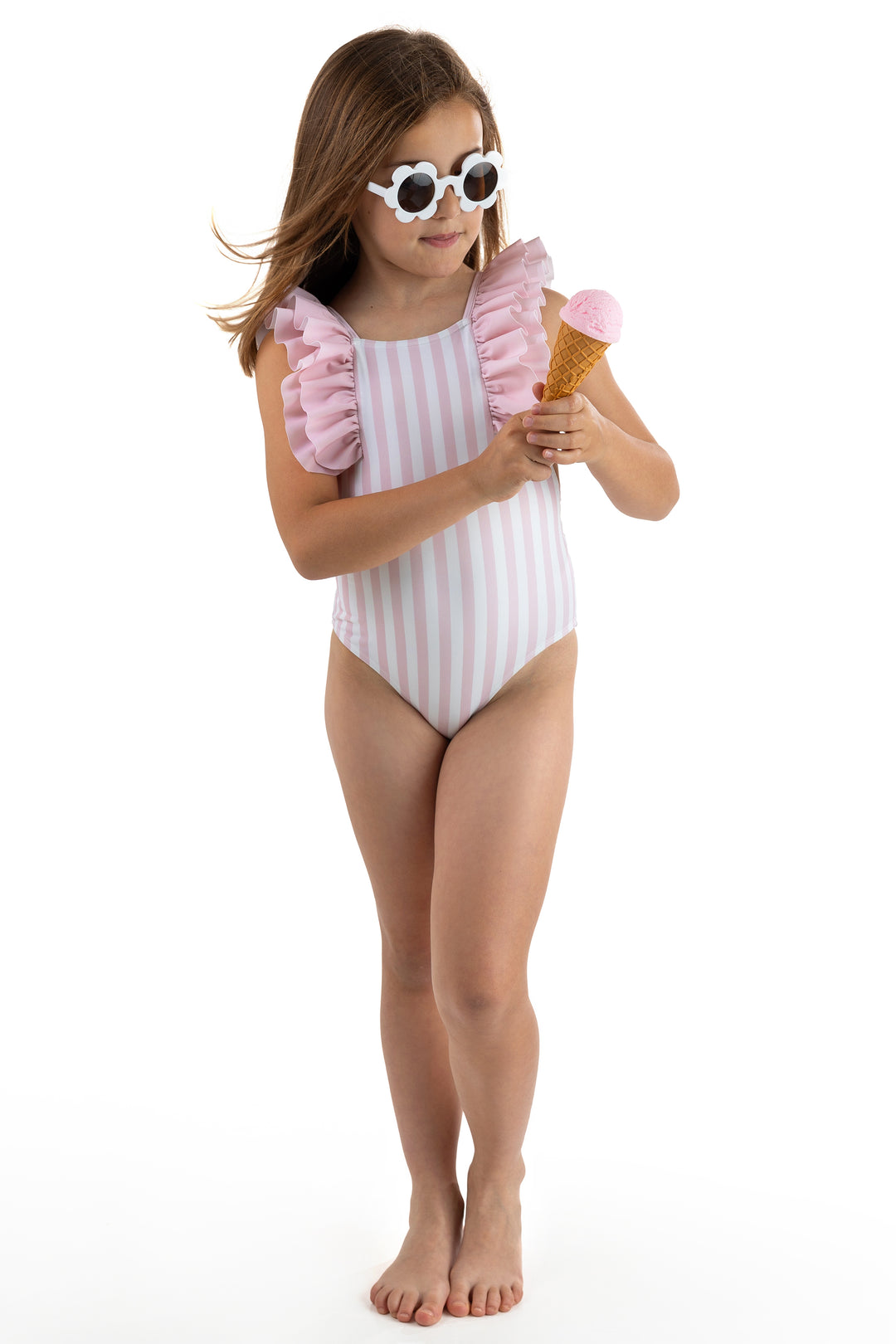 PINK STRIPES "Amalfi" Swimsuit