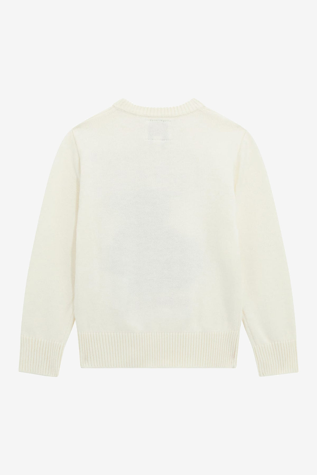 "Rudy" Ivory Festive Bear Knit Jumper