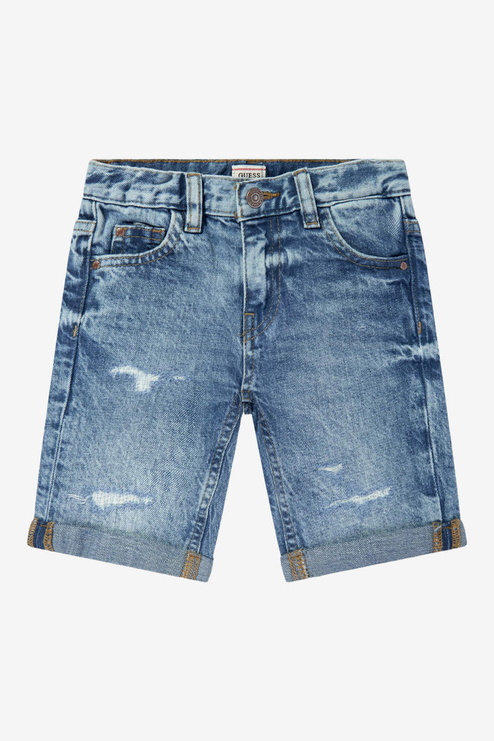 Denim Linen Shorts