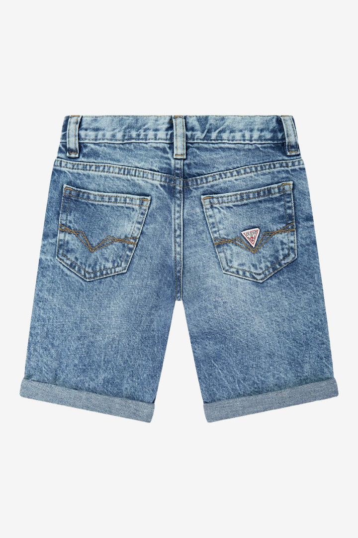 Denim Linen Shorts
