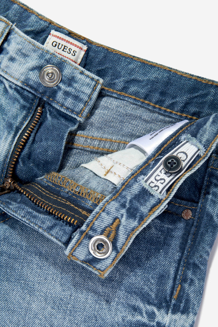 Denim Linen Shorts