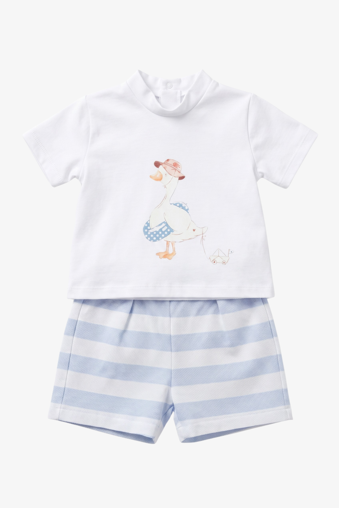 "Thaddeus" Blue Duck T-Shirt &amp; Shorts