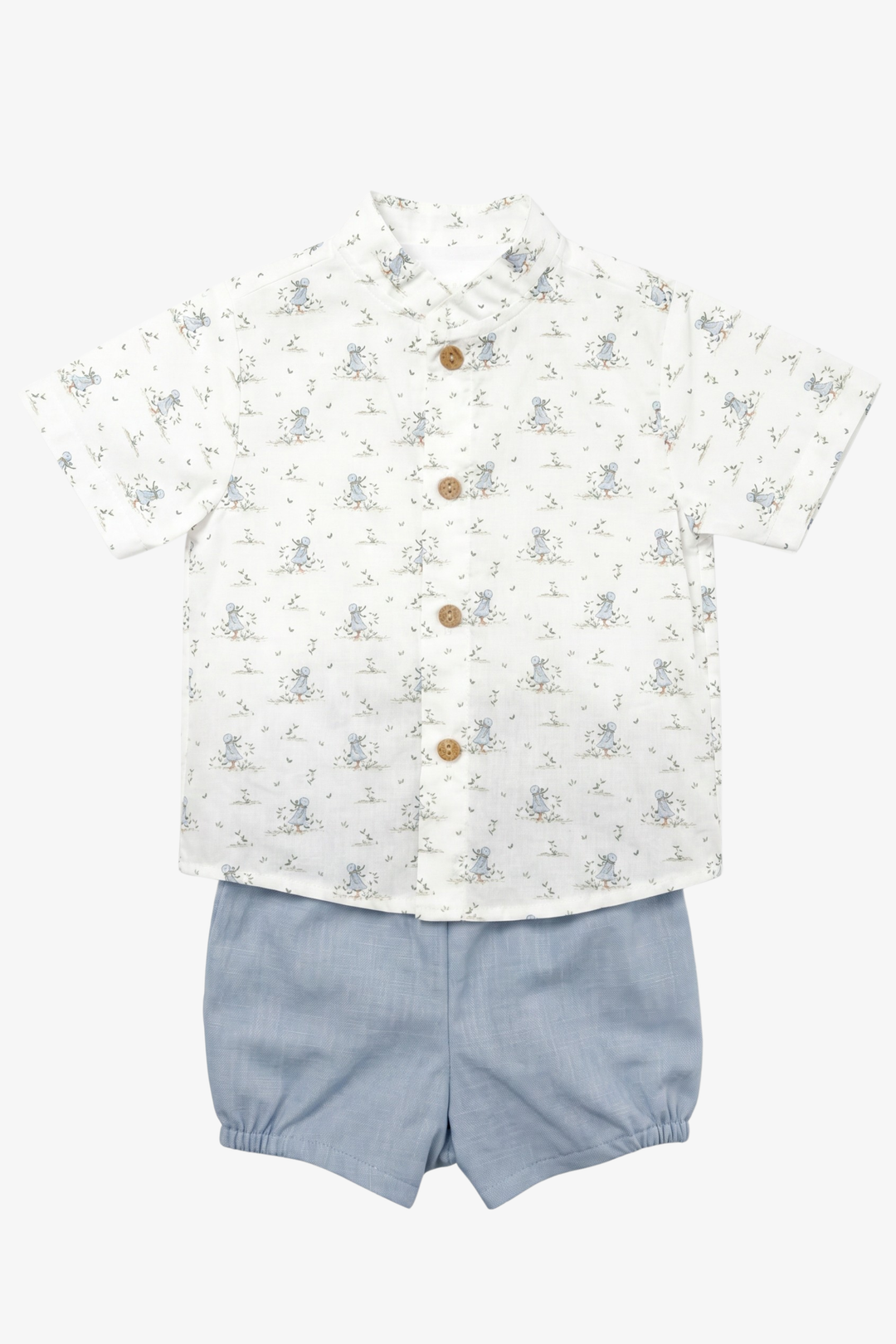 "Percy" Blue Duck Shirt &amp; Shorts