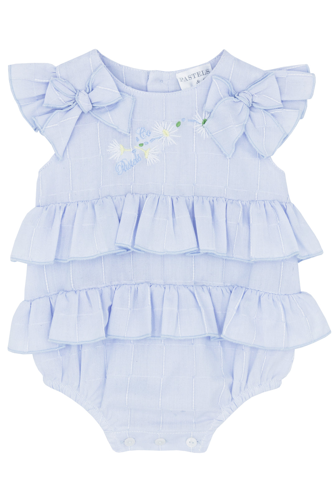 Pastels & Co "Callie" Blue Frilled Shortie | Millie and John
