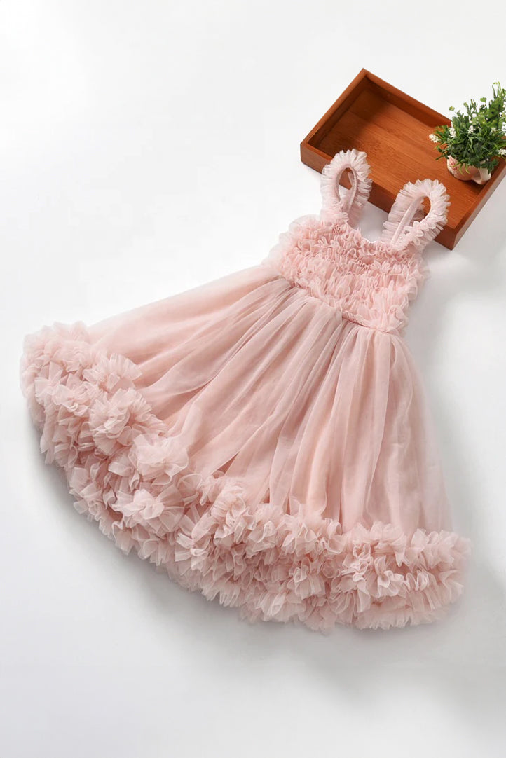 DOLLY by Le Petit Tom Pettidress Tutu Dress - Ballet Pink | Millie and John