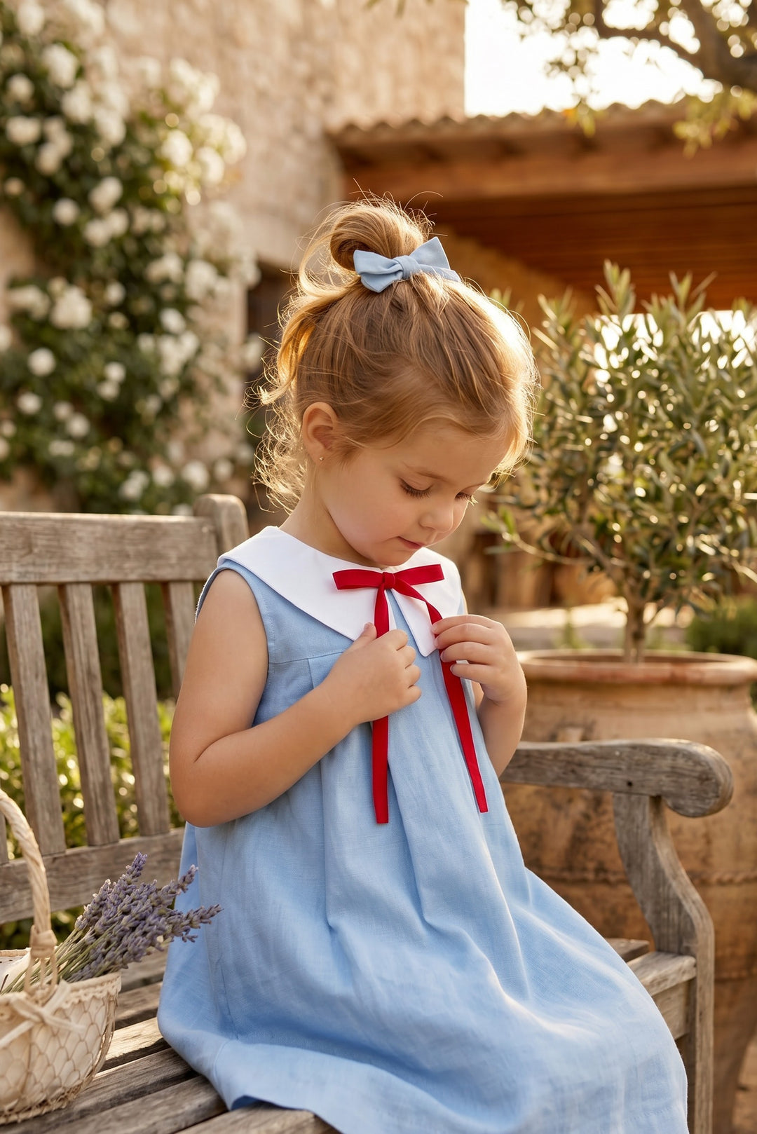 "Gianna" Blue &amp; Red Sailor Dress