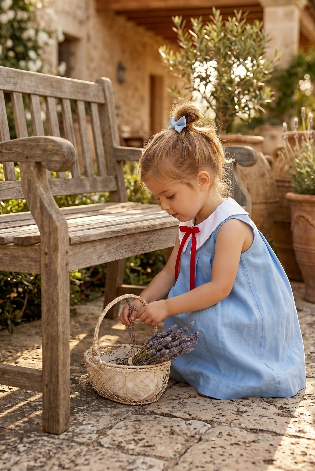 "Gianna" Blue &amp; Red Sailor Dress