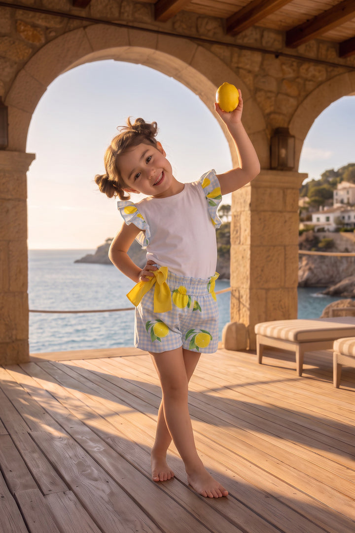 LEMONS Cotton T-Shirt &amp; Shorts