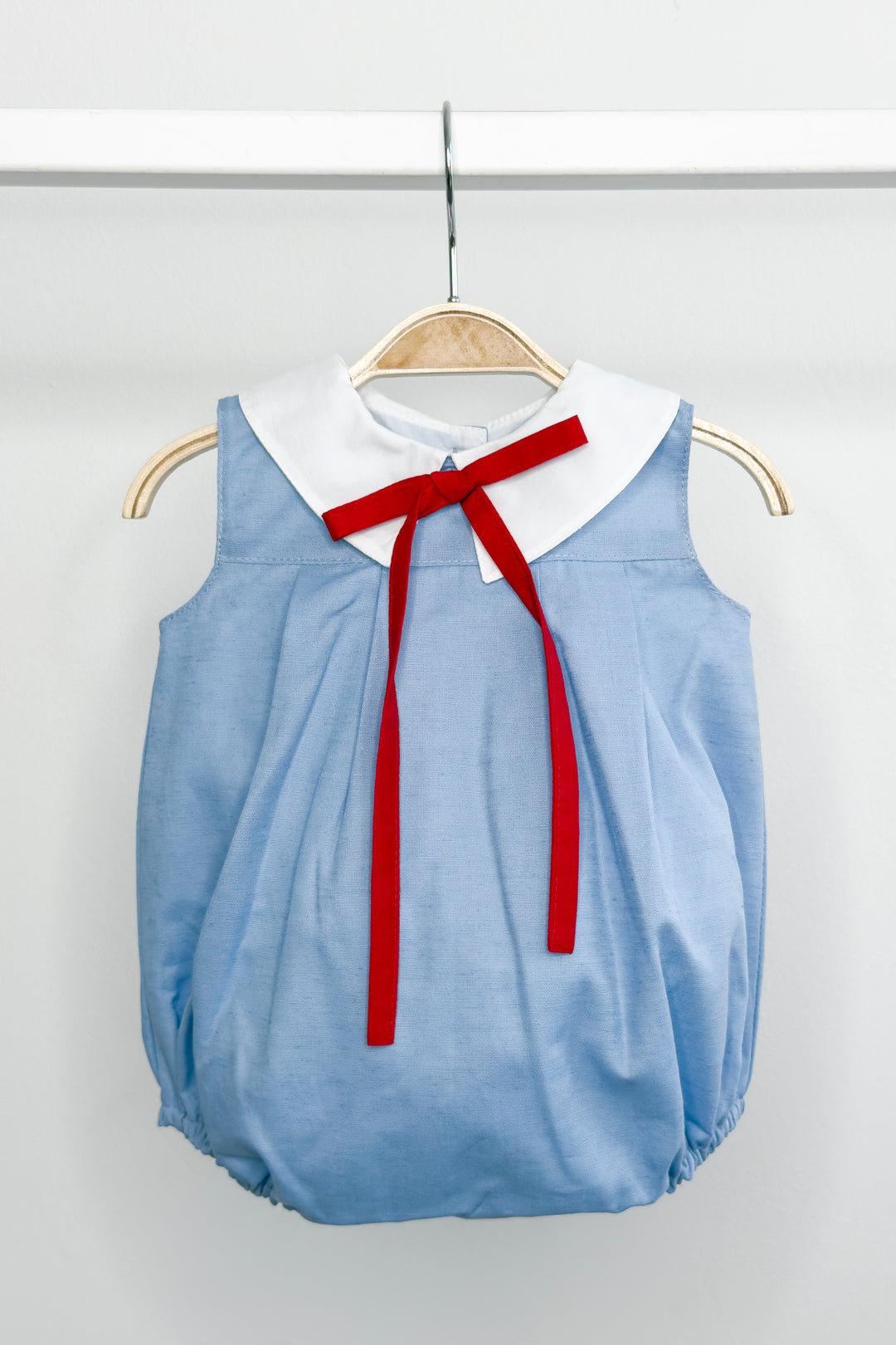 "Romy" Blue &amp; Red Sailor Shortie