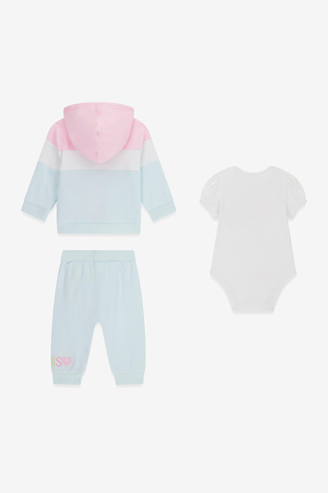 "Harper" Pink & Blue 3-Piece Lounge Set