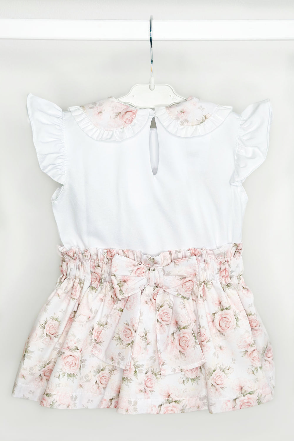 Puro Mimo "Wendy" Pale Pink Vintage Floral Top & Skirt | Millie and John