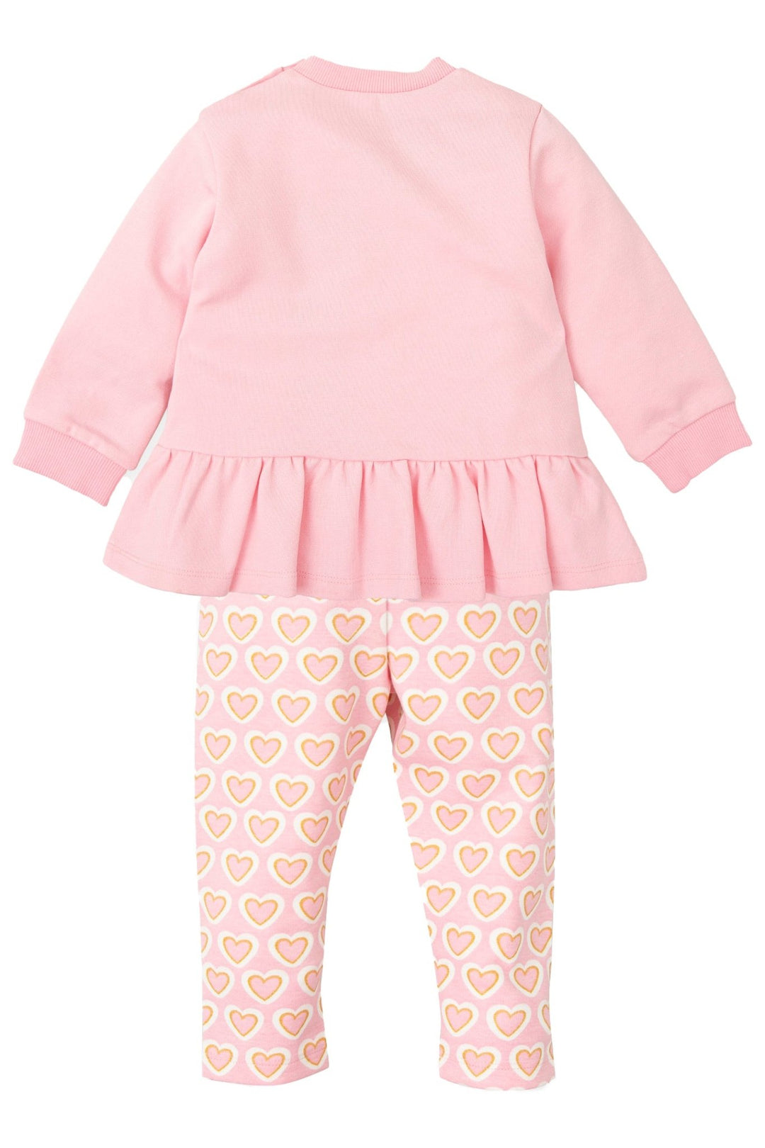 Agatha Ruíz de la Prada "Amalie" Baby Pink Heart Sweatshirt & Leggings - Millie and John