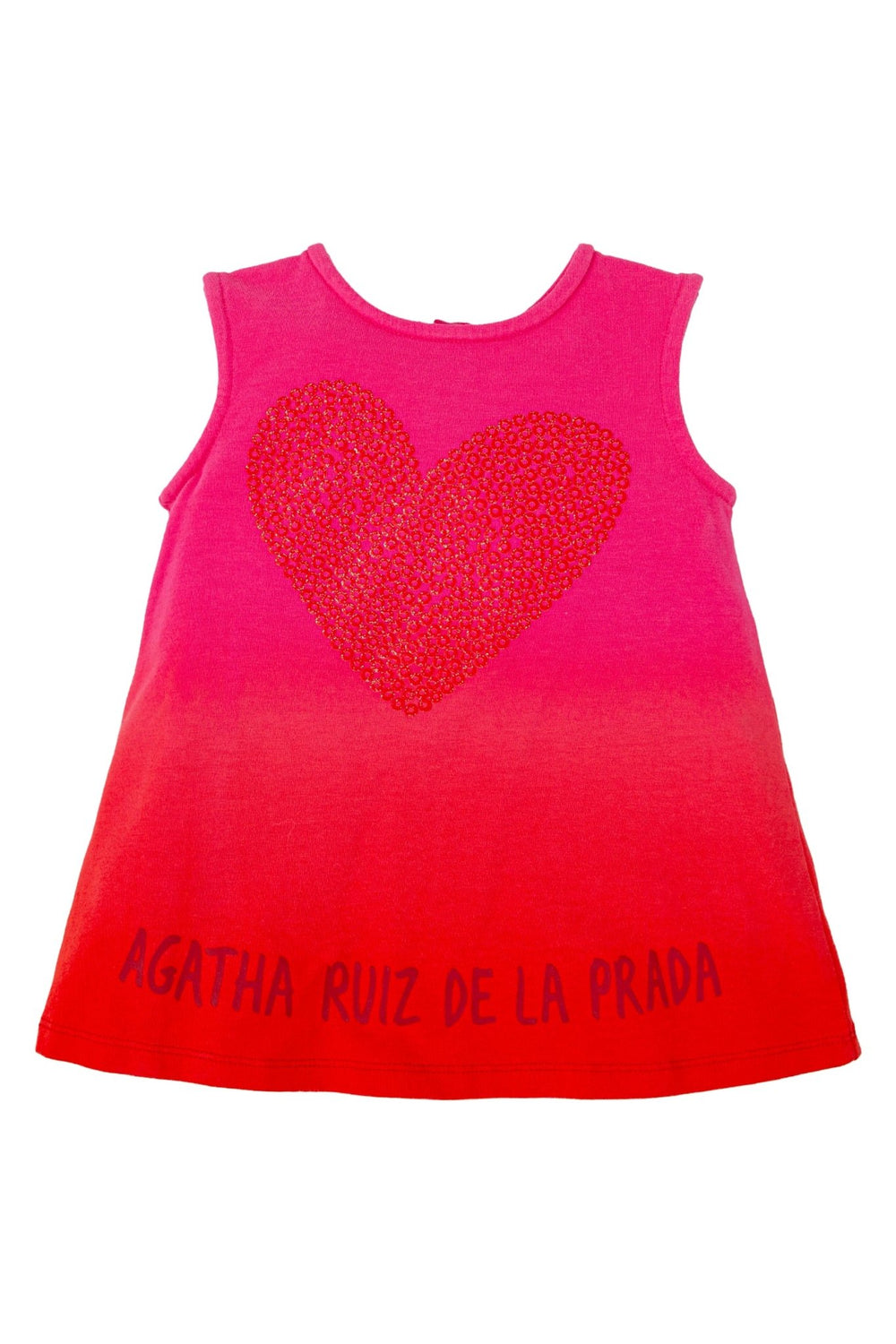 Agatha Ruíz de la Prada "Flossie" Fuchsia & Red Ombré Dress - Millie and John