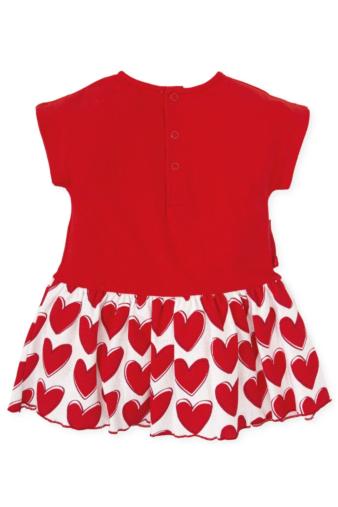 Agatha Ruíz de la Prada "Kyra" Red Heart Print Drop Waist Dress - Millie and John