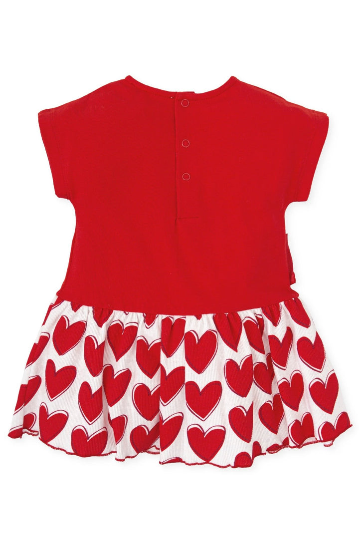 Agatha Ruíz de la Prada "Kyra" Red Heart Print Drop Waist Dress - Millie and John