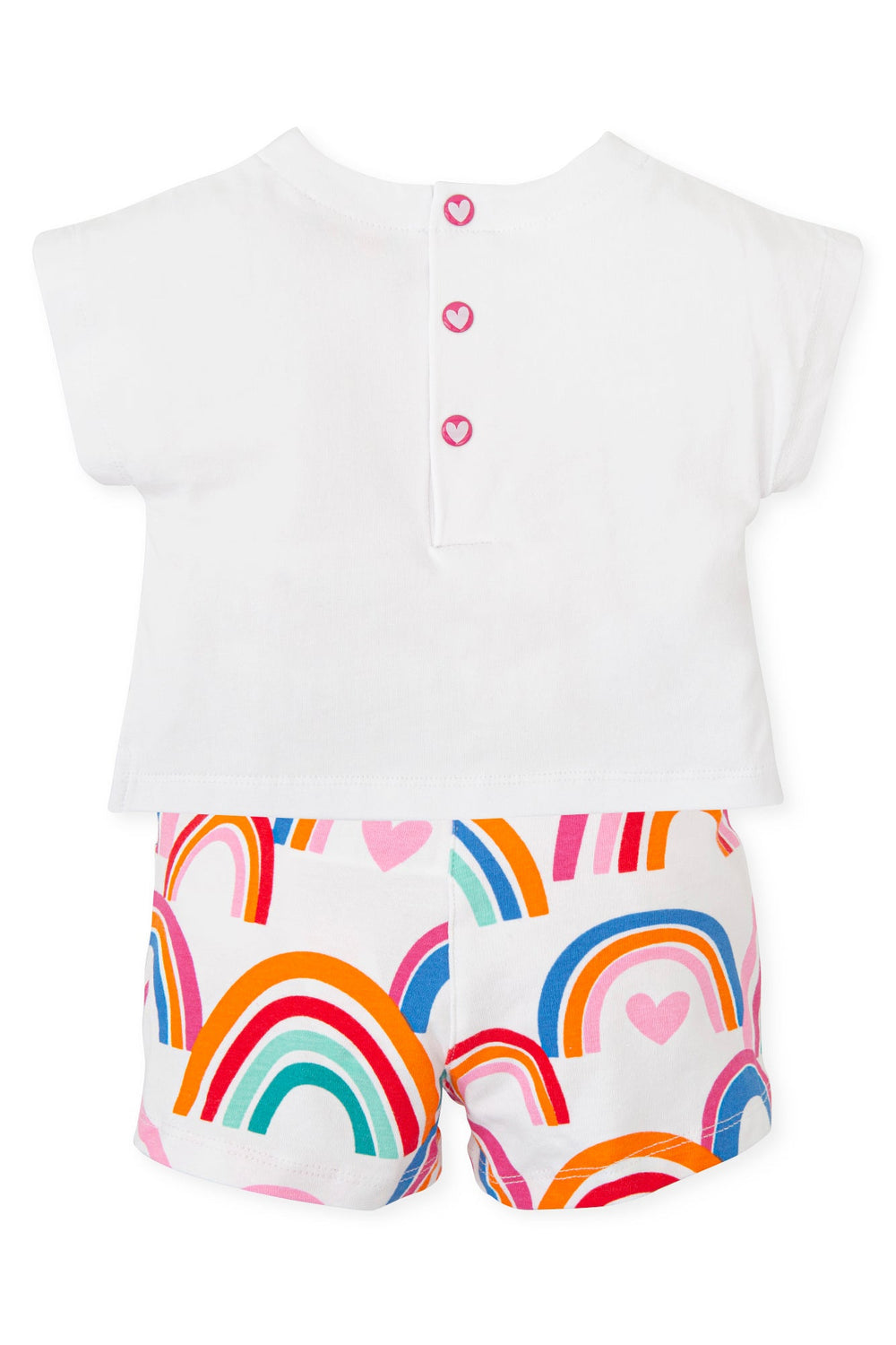 Agatha Ruíz de la Prada "Leia" Rainbow T-Shirt & Shorts - Millie and John