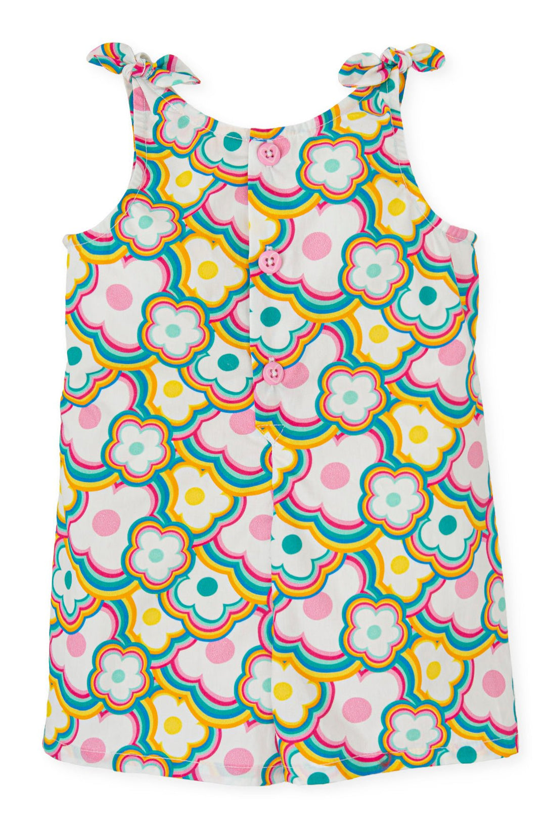 Agatha Ruíz de la Prada "Octavia" Multicoloured Retro Floral Playsuit - Millie and John