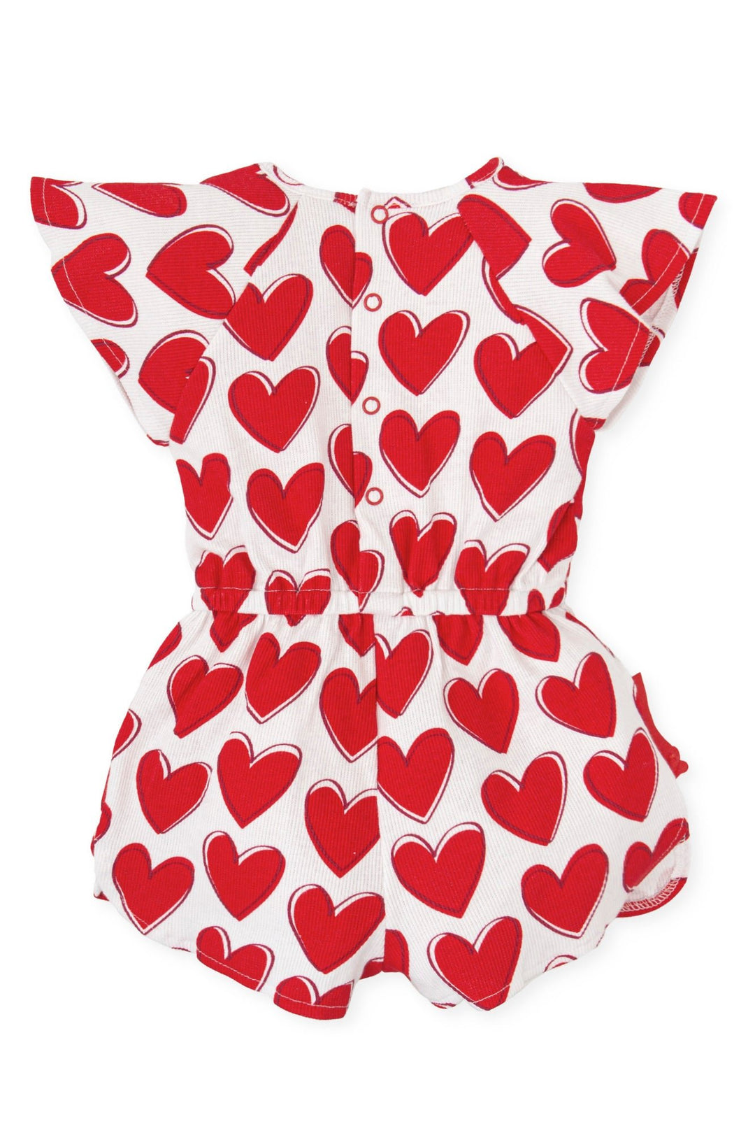 Agatha Ruíz de la Prada "Paris" Red Heart Print Playsuit - Millie and John