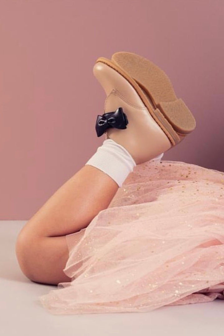 Ananás Petit "Lari" Stone Leather Boots - Millie and John