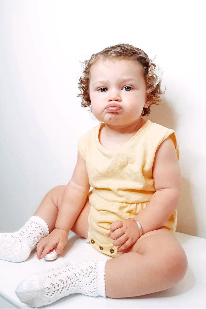 Babidu Lemon Terry Towelling Shortie - Millie and John