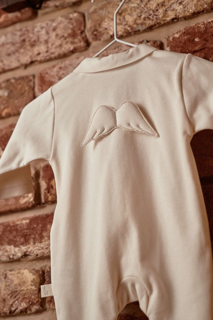 Baby Gi Angel Wing Cotton Sleepsuit - Millie and John