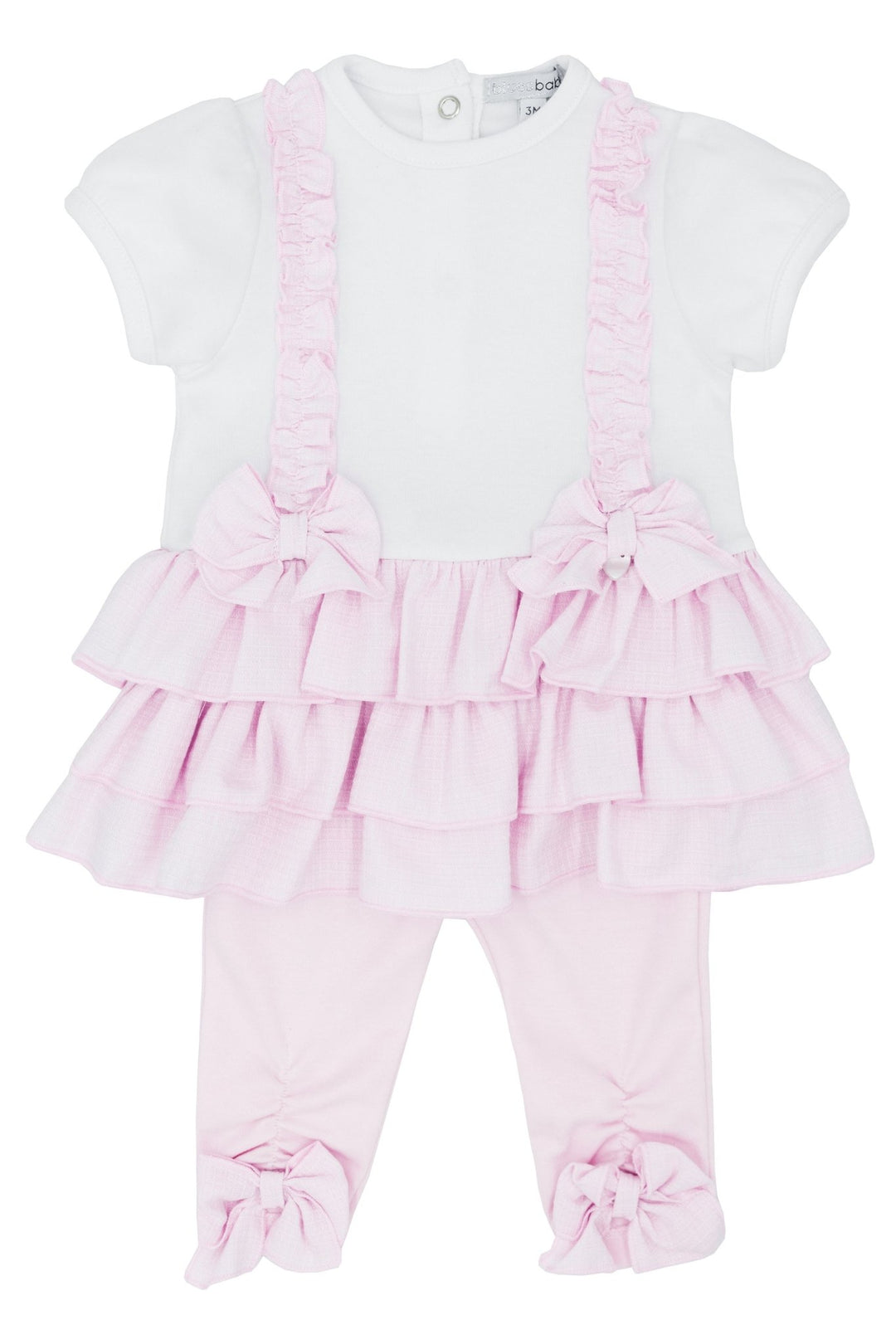 Blues Baby "Lorelei" Pink Dress & Leggings - Millie and John