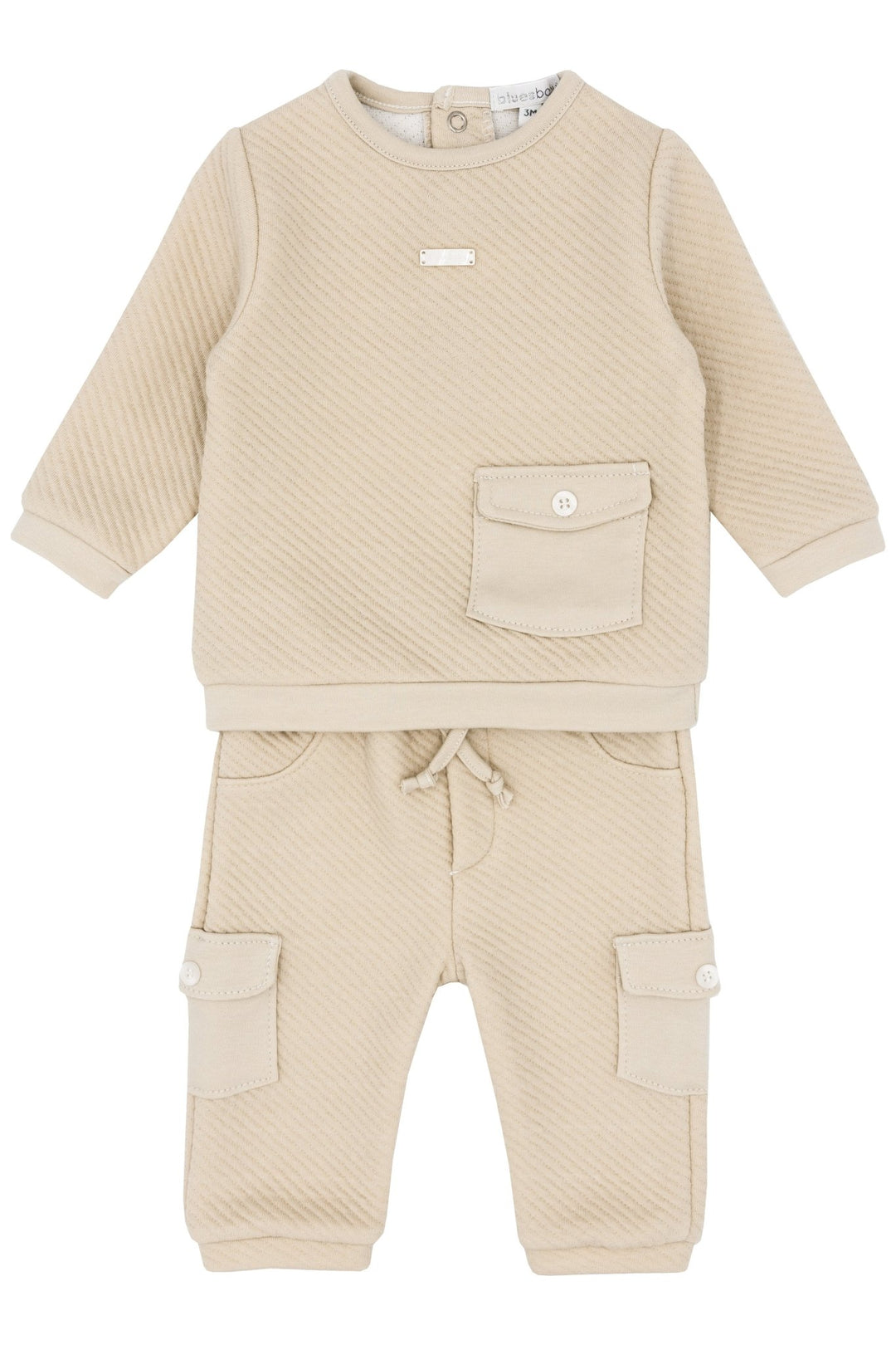 Blues Baby "Samuel" Beige Cargo Tracksuit - Millie and John