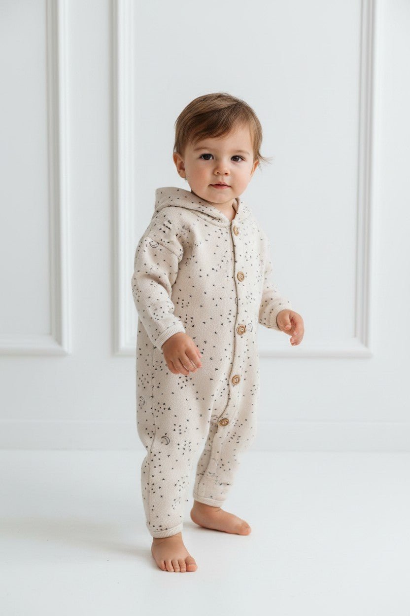 Búho "Atlas" Celestial Hooded Romper - Millie and John
