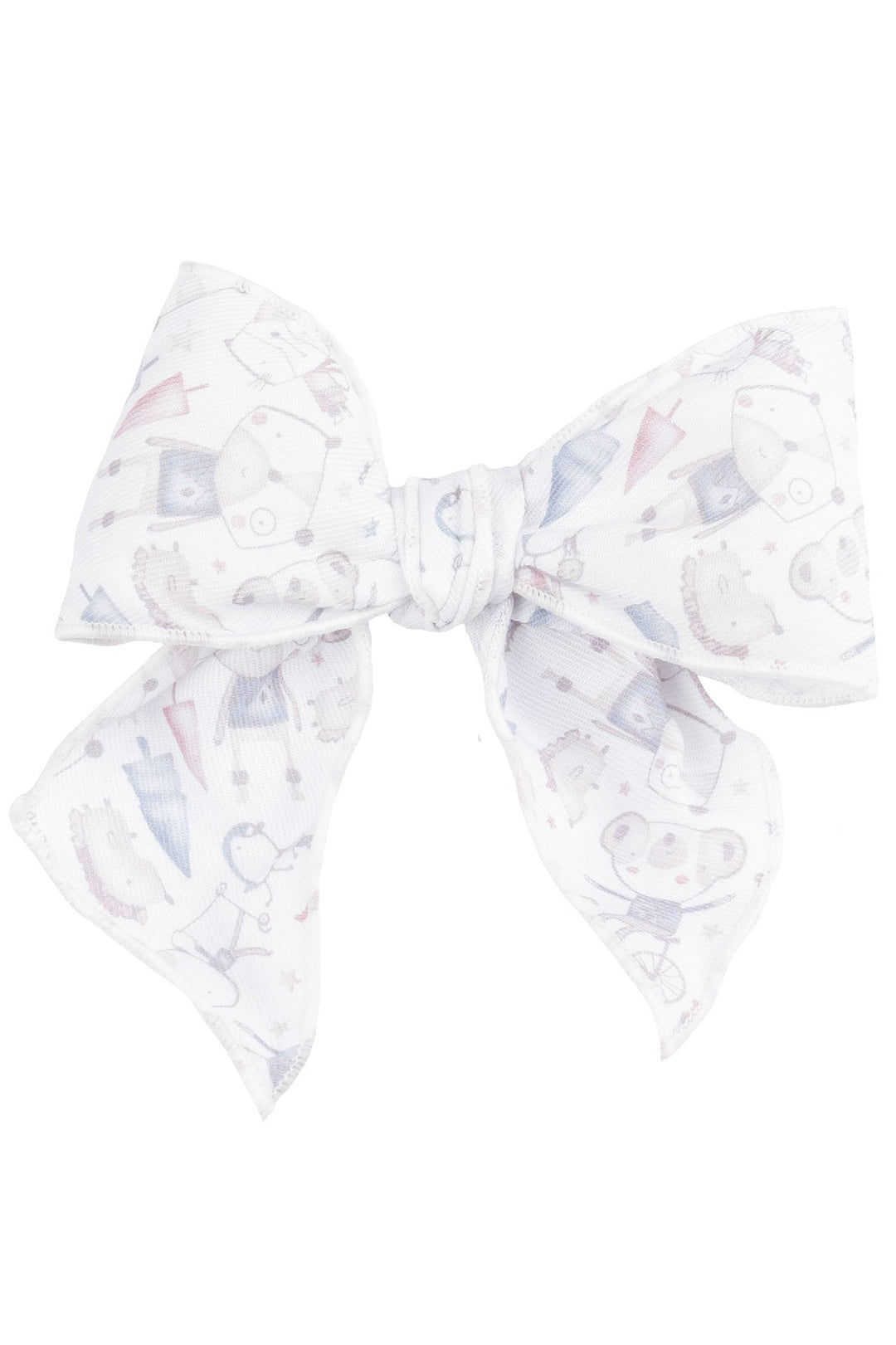 Calamaro Abstract Animal - Print Hair Bow - Millie and John