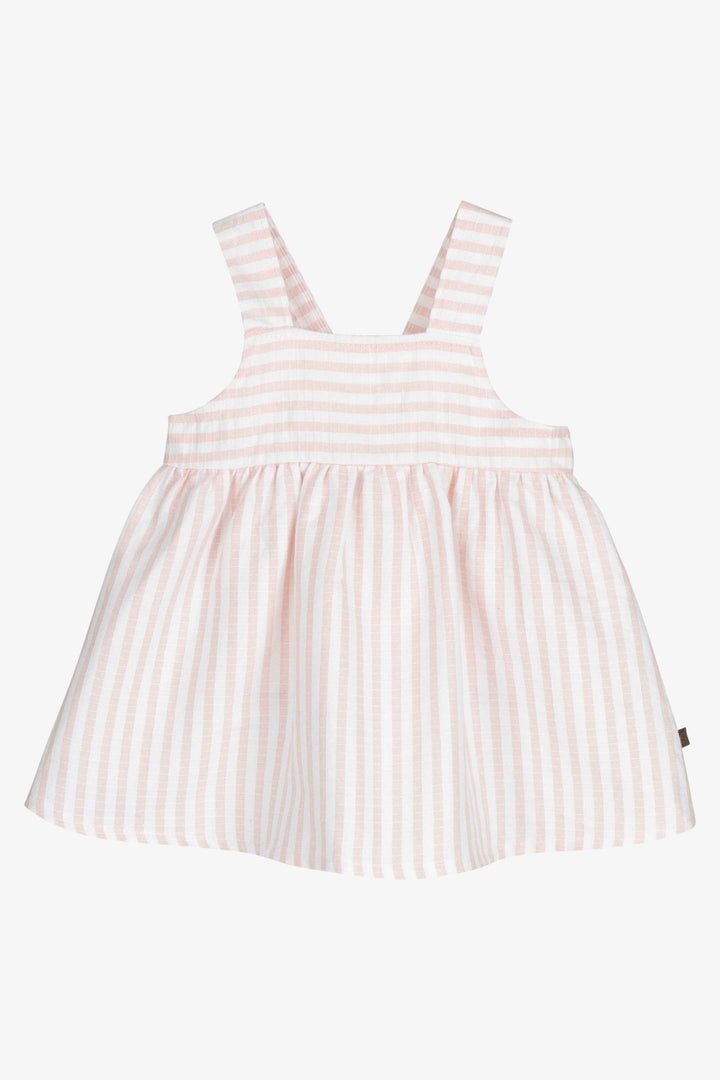 Calamaro "Ada" Pink Striped Dress - Millie and John