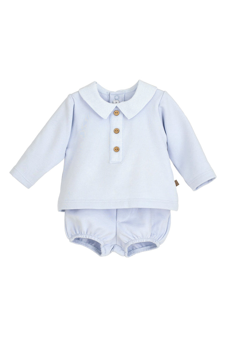 Calamaro "Albie" Baby Blue Top & Jam Pants - Millie and John