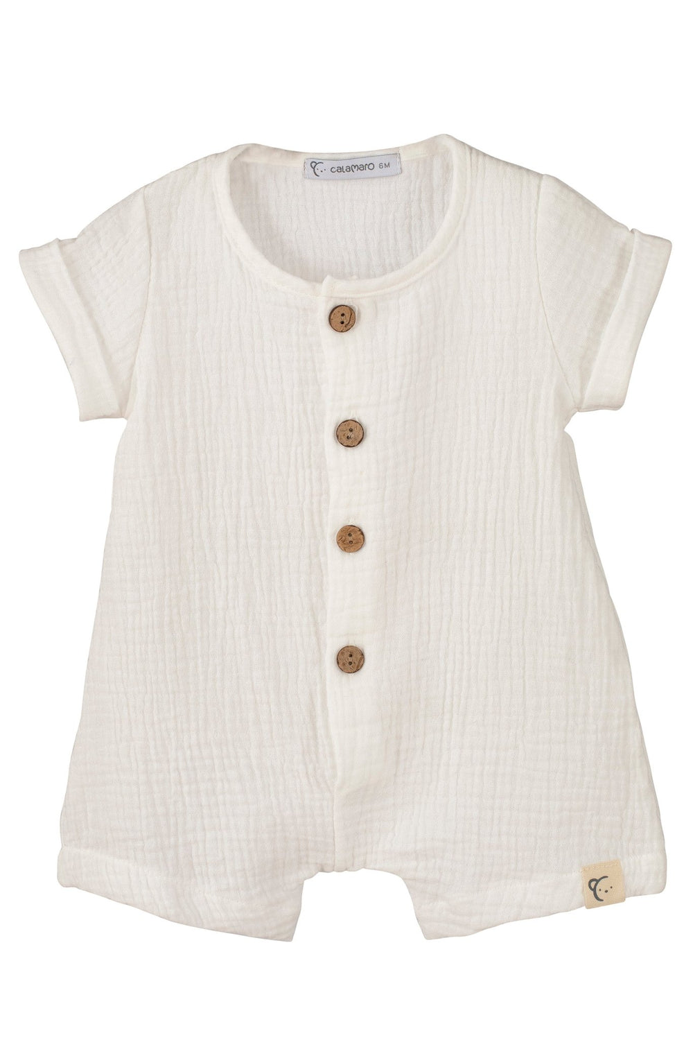 Calamaro "Atlas" Cheesecloth Romper - Millie and John