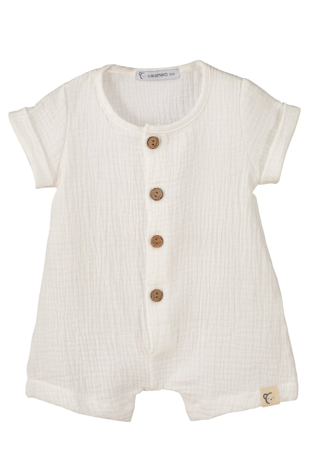 Calamaro "Atlas" Cheesecloth Romper - Millie and John