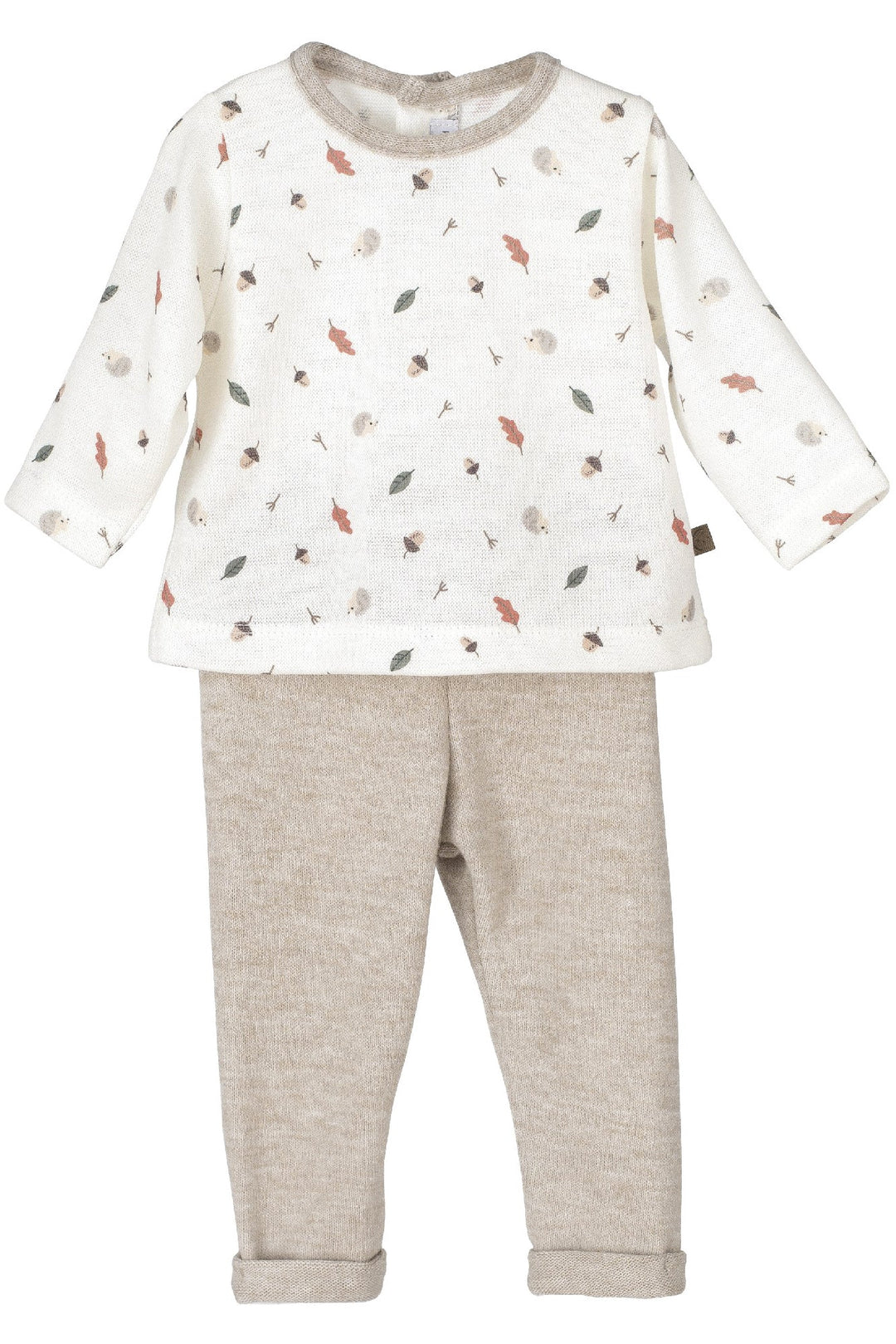 Calamaro "Brooks" Ivory Autumnal Top & Trousers - Millie and John