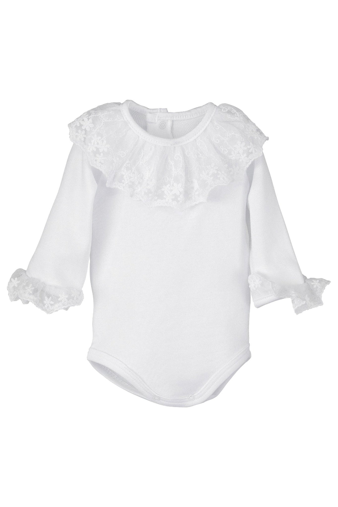 Calamaro Lace Collar & Cuffs Long Sleeve Bodysuit - Millie and John