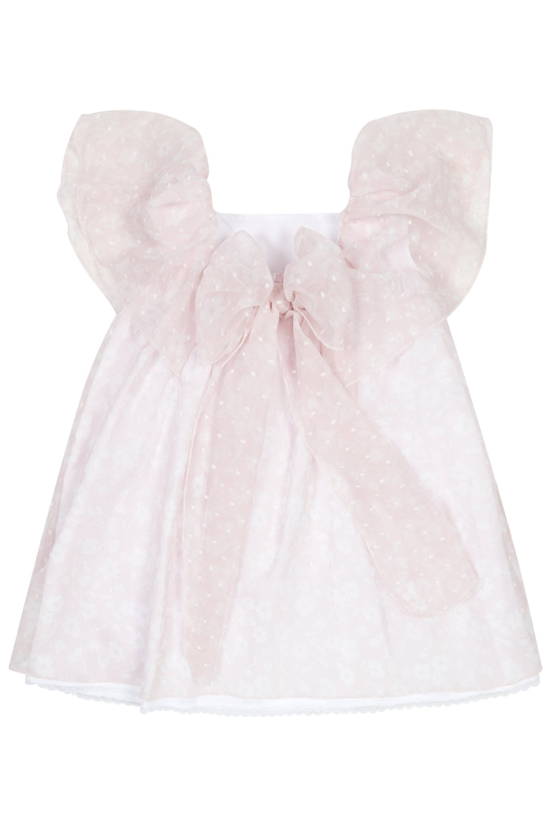 Chic by Deolinda "Calista" Pale Pink Floral Tulle Dress - Millie and John