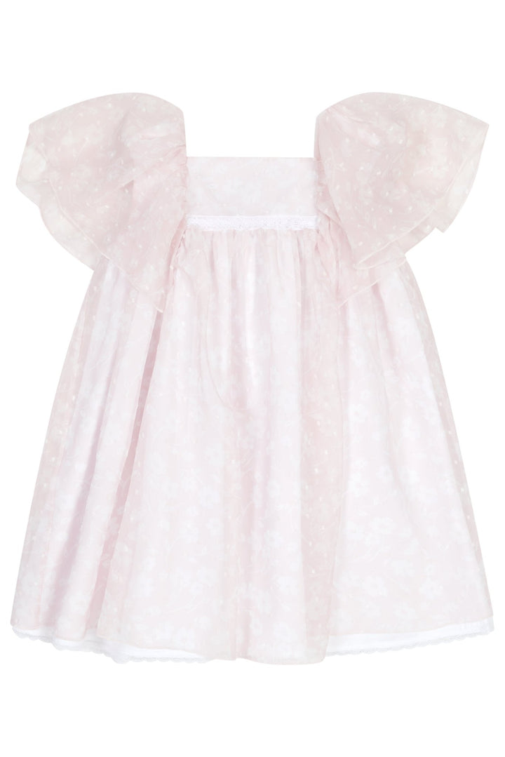 Chic by Deolinda "Calista" Pale Pink Floral Tulle Dress - Millie and John