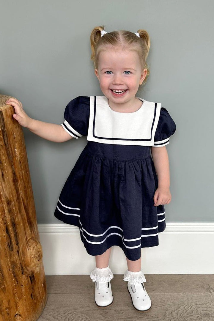 Chic by Deolinda "Mira" Navy Sailor Dress - Millie and John