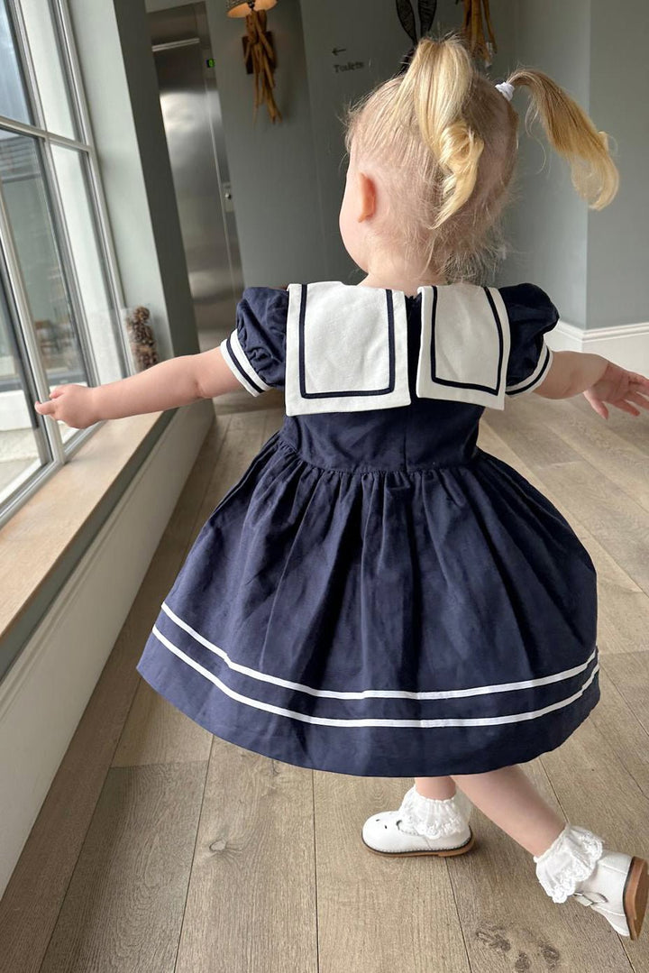 Chic by Deolinda "Mira" Navy Sailor Dress - Millie and John