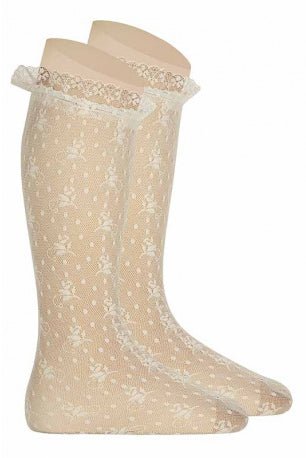 Condor Lace Knee High Socks - Millie and John