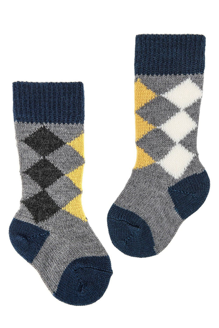 Condor Merino Wool Diamond Socks - Millie and John